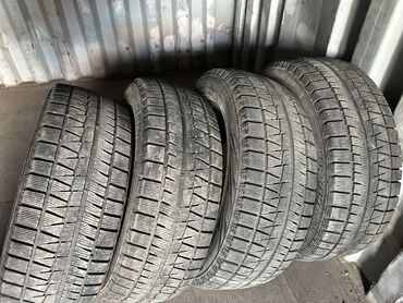 колеса на 17: Шины 215 / 55 / R 17, Зима, Б/у, Комплект, Легковые, Япония, Bridgestone