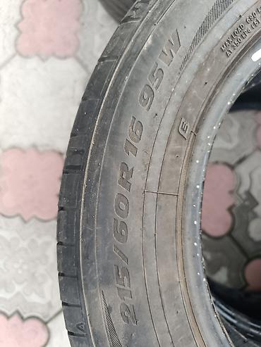 60: Шины 215 / 60 / R 16, Лето, Б/у, Пара, Легковые, Toyo — 2