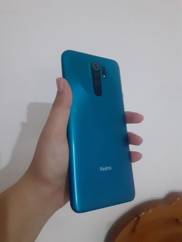 Xiaomi: Xiaomi Redmi 9, 32 GB, rəng - Göy, 
 Barmaq izi, İki sim kartlı