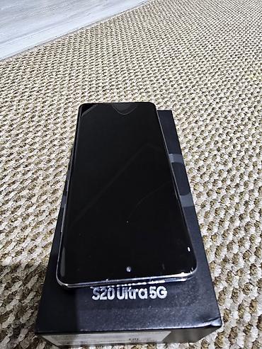 Samsung: Samsung Galaxy S20 Ultra, Б/у, 128 ГБ, цвет - Черный, 2 SIM — 1