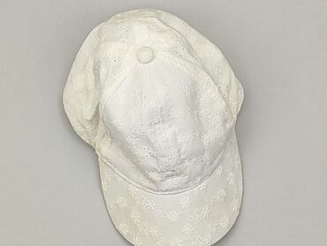 czapki z daszkiem białe: Czapka z daszkiem 5-6 lat, Bawełna, stan - Dobry