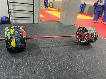 Гантели: Гантели гири бамперные блины грифы скамья силовая рама беговые дорожки — 13