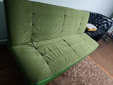 Раскладные диваны: Раскладной диван, Б/у, Двухстворчатая, Велюр