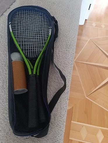badminton: Badminton dəsti - Dəst: 2 ədəd raki̇tka + 3 ədəd plastik şətəl — 1