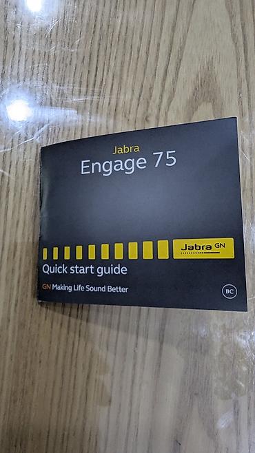 Аудиотехника: Зымсыз гарнитуралар, Jabra, Жаңы, түсү - Кара — 1