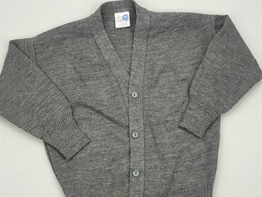 sweterek z białym kołnierzykiem: Sweterek, 8 lat, 122-128 cm, stan - Dobry