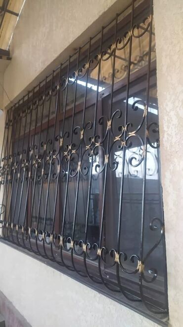 Решетки для окон: Решетки для окон, Сварные, На заказ, Бесплатная установка at lalafo.kg — 14 Решетки для окон: Решетки для окон, Сварные, На заказ, Бесплатная установка — 14