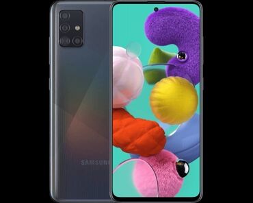 телефон самсунг 6: Samsung A51, Б/у, 128 ГБ, цвет - Синий, 2 SIM, eSIM