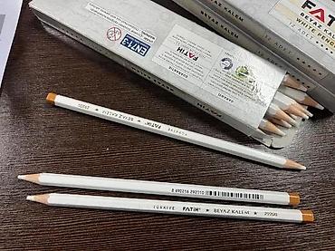 Kreativni setovi za decu: Fatih Beyaz Kalem – White Pencil - Set belih grafitnih olovaka — 8