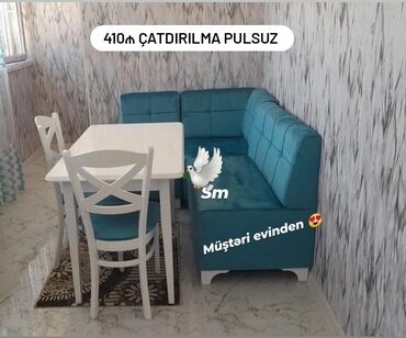 Çarpayılar: Künc divan və masa desti yeni mətbəx mebeli rəng 🫟 seçimi var