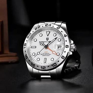 Ručni satovi: PAGANI DESIGN PD-1762 GMT -40mm -Bela- Rolex Explorer II Hom — 5
