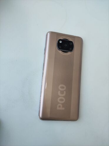 lenkeran telefon magazalari: Poco X3 Pro, 256 GB, rəng - Qızılı, Düyməli, Barmaq izi