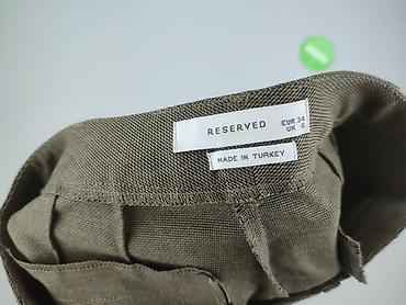 trousers: Reserved, Spodnie materiałowe damskie, rozmiar 2XS — 4