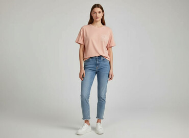 pink soda t shirty: Sinsay, T-shirt damski, rozmiar S