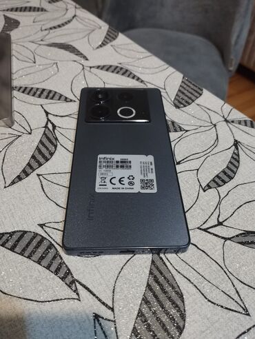 akvafor su filtri: Infinix Note 40, 128 GB, rəng - Boz, Simsiz şarj