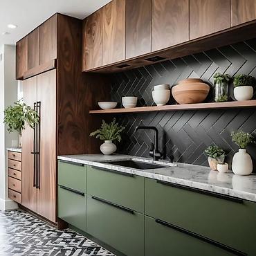silver kitchen: Кухонный гарнитур, Новый, ДСП, Бесплатная доставка — 1
