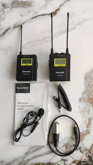 видео касета: Продаю радиопетличку Saramonic UwMic9 с 1 передатчиком и 1