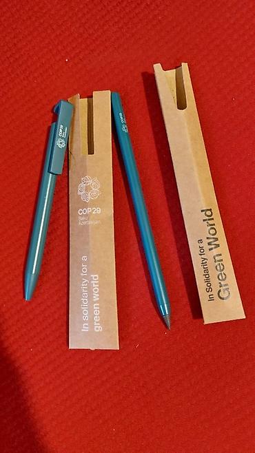dossil gel nə üçündür: COP29 Baku, Azerbaijan temalı ekoloji qələm 2 eded - 10 azn — 1