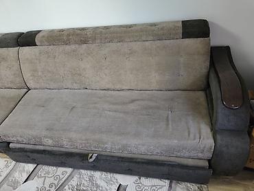 sofa: Прямой диван, Б/у — 2