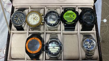 суу отук: Спортивные часы, Casio (G-Shock), Водонепроницаемые, Оригинал, Мужские, Б/у