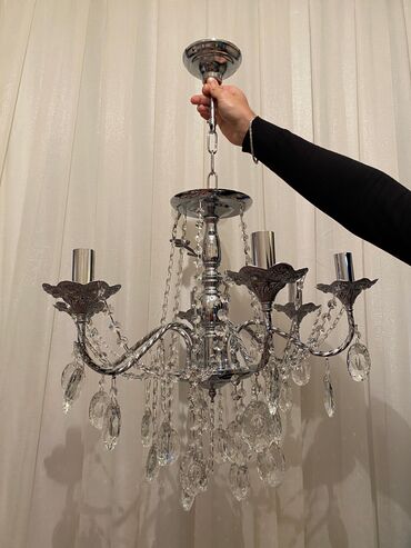 Lent lampalar: Çılçıraq, 5 lampa, Metal