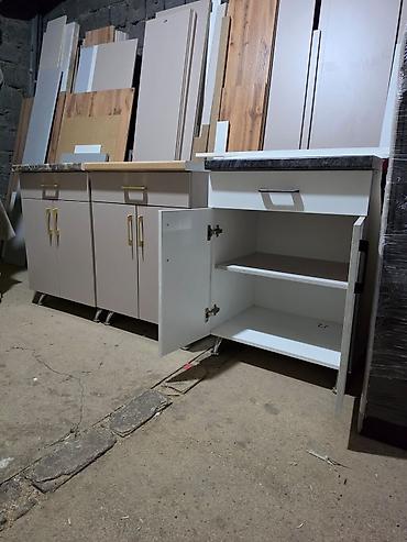 Кухонные тумбы напольные с столешницей высота 850 см, глубина 600 см at lalafo.kg Кухонные тумбы напольные с столешницей высота 850 см, глубина 600 см