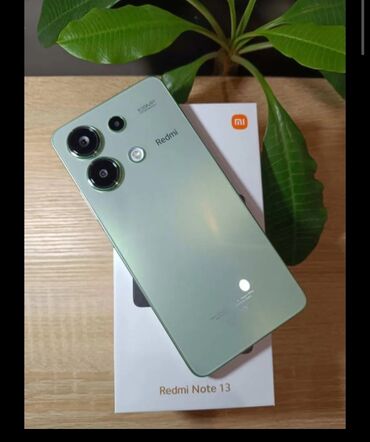 redmi note 14 pro plus 5g qiymeti: Xiaomi Redmi Note 13 – açıq yaşıl rəngdə - Model: Redmi Note 13 (qutu