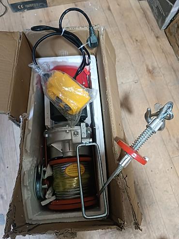 Тельферы: Электрическая таль (лебёдка) с тросом и пультом управления Описание — 2