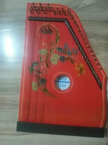Ostali muzički instrumenti: Anticki Nemacki zicani musical instrument Zither Veci i Manji — 6
