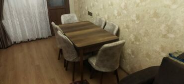 Masa və oturacaq dəstləri: Mətbəx üçün, Yeni, Açılan, Dördbucaq masa, 4 stul — 7