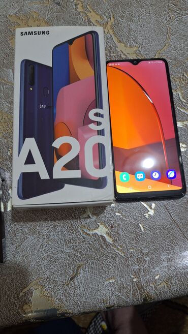 xiaomi redmi go: Samsung Galaxy A20s, 32 ГБ, цвет - Синий, Отпечаток пальца