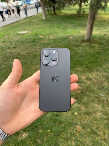 Apple iPhone: IPhone 14 Pro, 128 GB, Black Titanium, Face ID