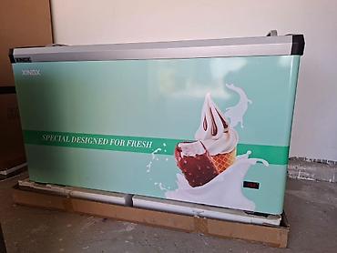 Муздатуучу жабдуулар: Морозильный ларь-витрина XINGX (chest freezer) в отличном сосстоянии — 1