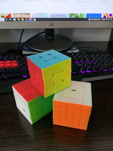 деревянные игрушки пазлы: Продаю Кубик Рубик 3x3, 4x4, 5x5. Состояние отличное. Почти что новая