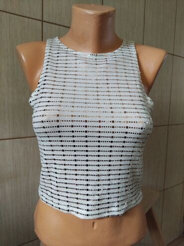 majice od satena: Crop top elegantna majica Koton, S veličina