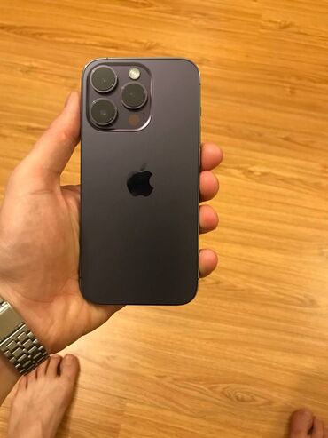 оригинальные наушники: IPhone 14 Pro, Колдонулган, 256 ГБ, Jet Black, Куту, Заряддоочу түзүлүш, Каптама, 89 %