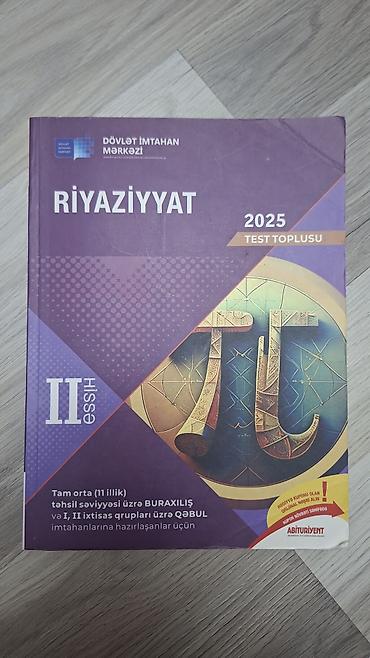 1 ci sinif testleri: Riyaziyyat 11-ci sinif, 2024 il — 3
