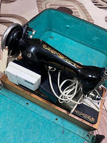 tikis isi: Elektrikli tikiş maşını – portativ qutuda - Klassik tipdə, metal — 2