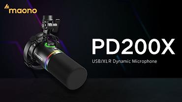 dji mic 1: Maono PD200X — динамический микрофон с двойным подключением USB/XLR — 2