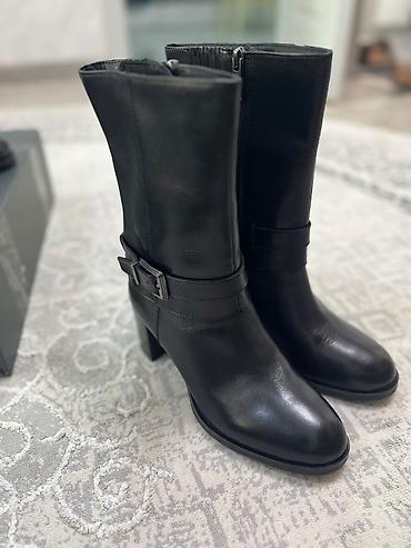 полусапог: Женские полусапоги Tamaris - Модель: 1-1-25359-45 - Цвет: чёрный (003 — 1