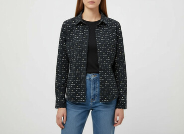 bluzki wizytowe plus size: H&M, Koszula damska, rozmiar L