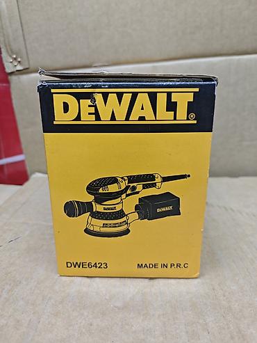 шлифмашина для дерева: Экцентриковая шлифовальная машина DeWALT DWE6423 - Диаметр платформы — 2