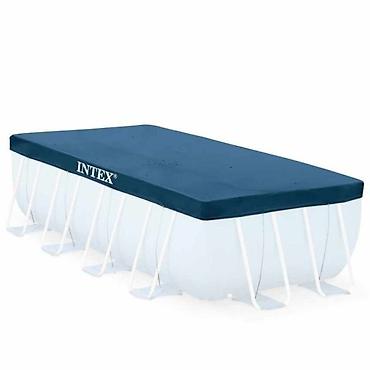 3d cestitke: INTEX Prekrivač za bazen 4x2m Šifra: 28037 Dimenzije i materijal — 1