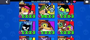 Nintendo Switch: Аккаунт Brawl Stars - Трофеи: 40 186 (рекорд 40 191), путь к славе — 17