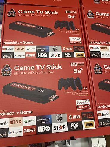 tv box game: Game TV Stick – 8K HDR Ultra HD Set-Top-Box - Android TV + Game — 1
