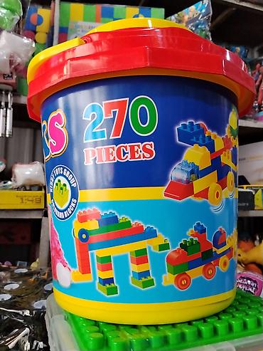 Большой набор конструктора Bricks — 270 деталей - Тип: крупноблочный