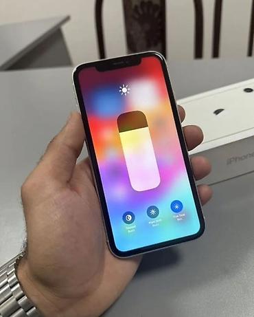 монитор 40: IPhone 11, Б/у, 64 ГБ, Белый, Зарядное устройство, Защитное стекло, Чехол, 100 % — 6