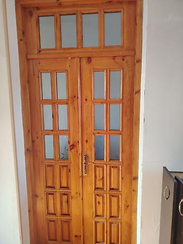 otaq qapllarl: Taxta ikiqat ara qapısı – şüşəli, klassik dizayn Ölçü 2.5m x 2.1m 3 — 6