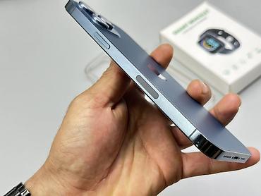 Мобильные телефоны и аксессуары: IPhone 12 Pro Max, Б/у, 128 ГБ, Синий, Защитное стекло, Чехол, 100 % — 2