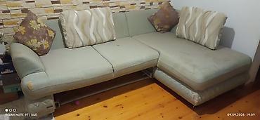 Künc divan dəsti - Forma: L-şəkilli künc divan - Oturacaq yerləri lalafo.az -da — 1 Künc divan dəsti - Forma: L-şəkilli künc divan - Oturacaq yerləri — 1